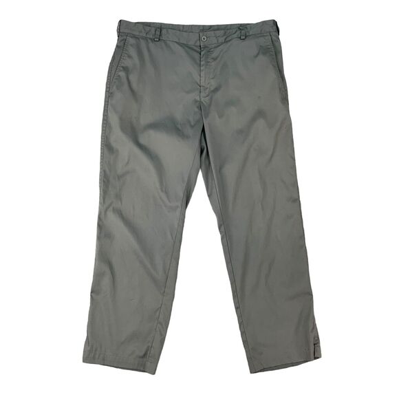 Nike Golf Pants Mens 38 Gray Flat Front DriFit Tech Classic Straight Leg Stretch - Picture 1 of 15
